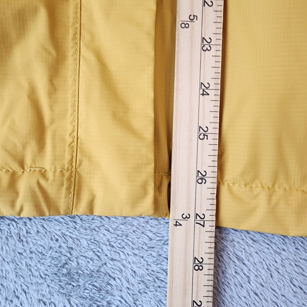 The North Face Venture 2 Rain Jacket Womens Large Mustard Yellow Hood Full Zip - Picture 5 of 7